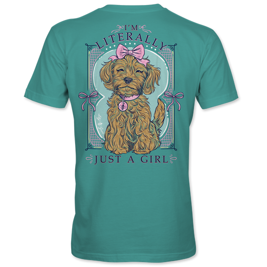 Literally Just a Girl T-Shirt – Lily Grace | Seafoam