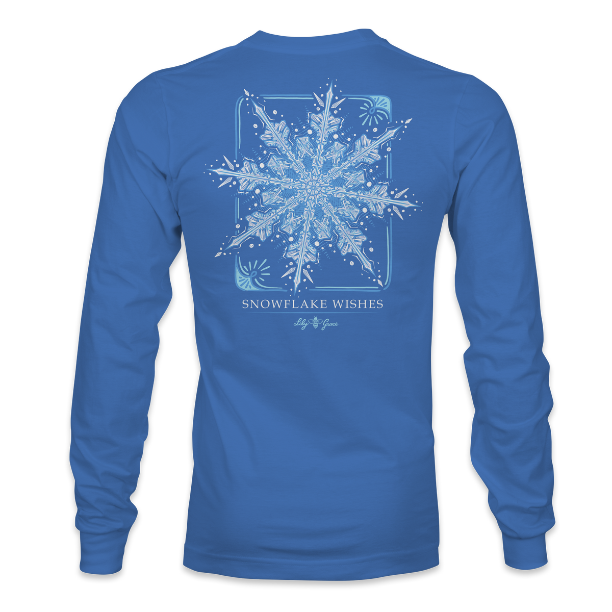 Snowflake Wishes LONG SLEEVE - Lily Grace | Marine