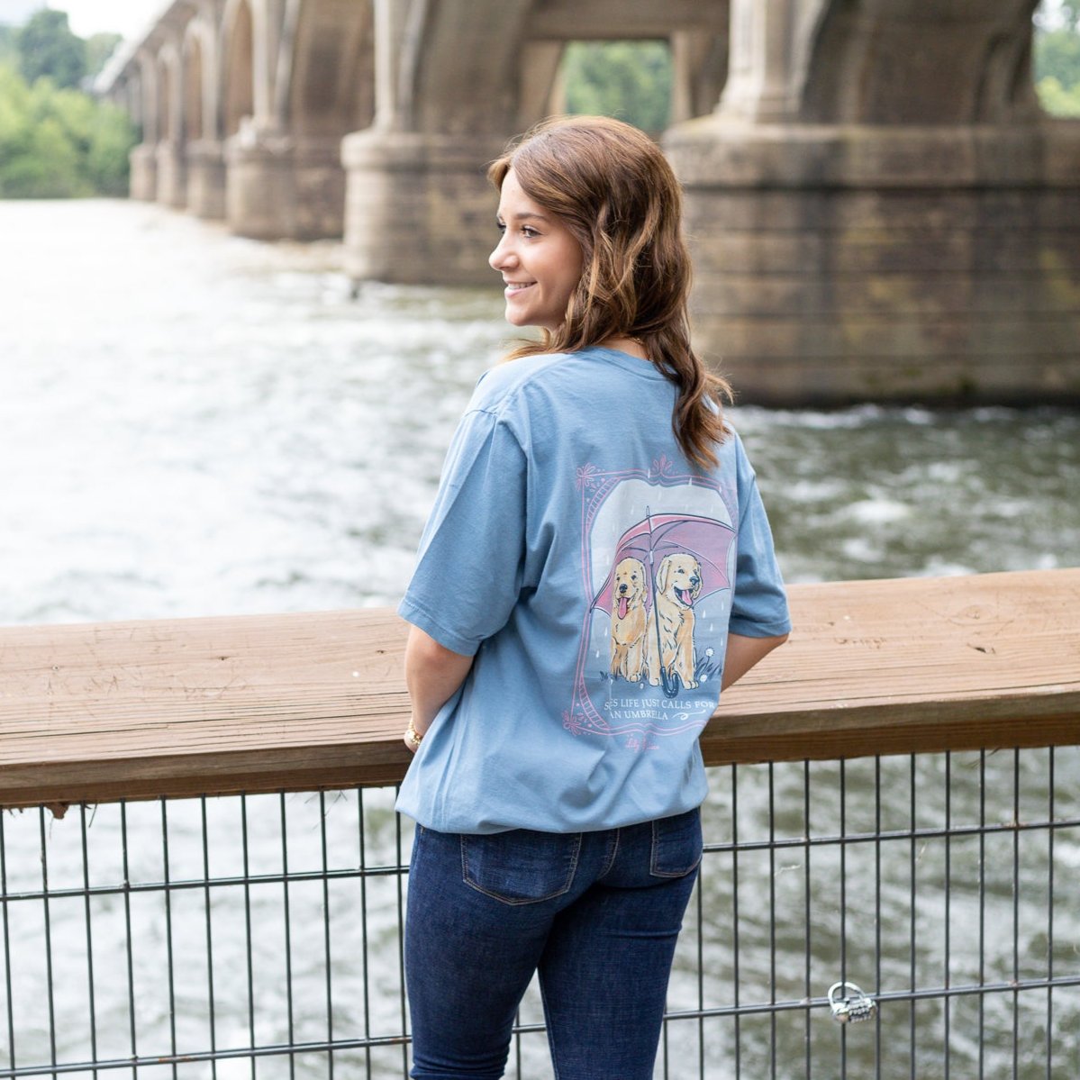 Umbrella Pups- Rainy Day Puppies T-Shirt