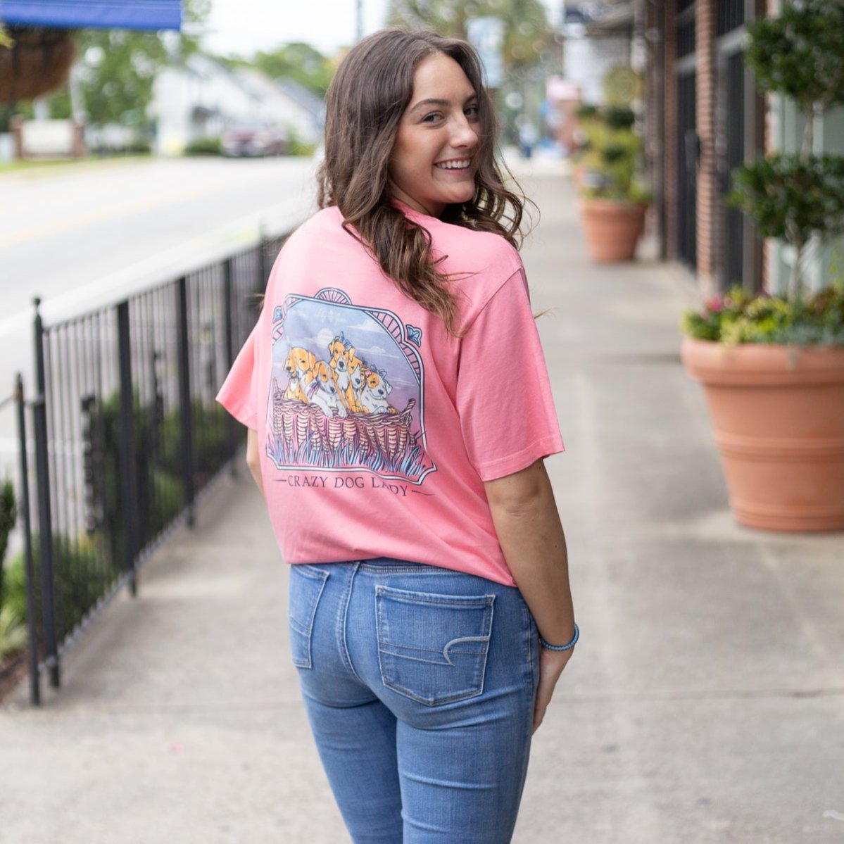 Crazy Dog Lady- Basket of Puppies T-Shirt