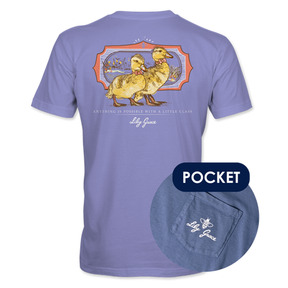 Mallard Babies Pocket Tee – Lily Grace | Lavender