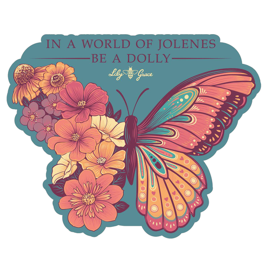 Dolly Butterfly Decal