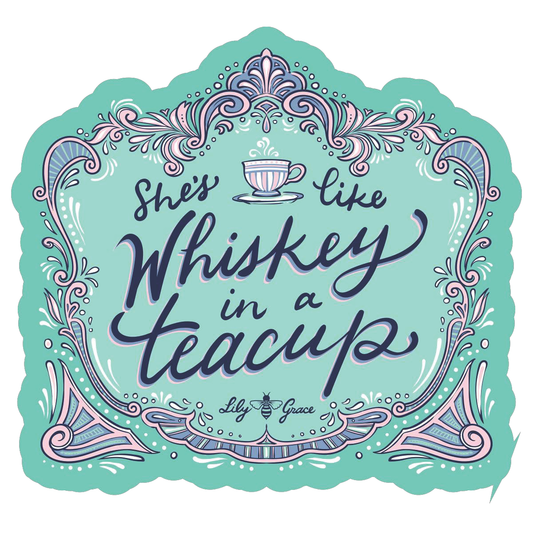 Whiskey Teacup Decal