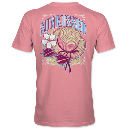Lily Grace "Sunkissed" Preppy Pocket Tee – Pink