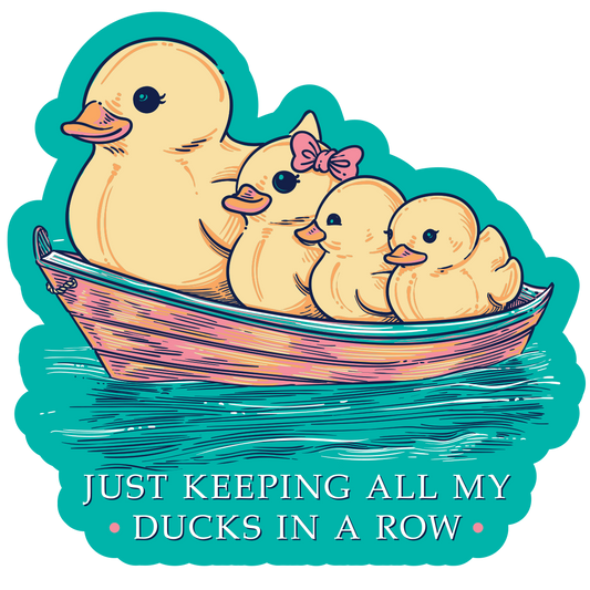Ducks in a Row Decal