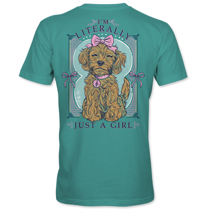 Literally Just a Girl T-Shirt – Lily Grace | Seafoam