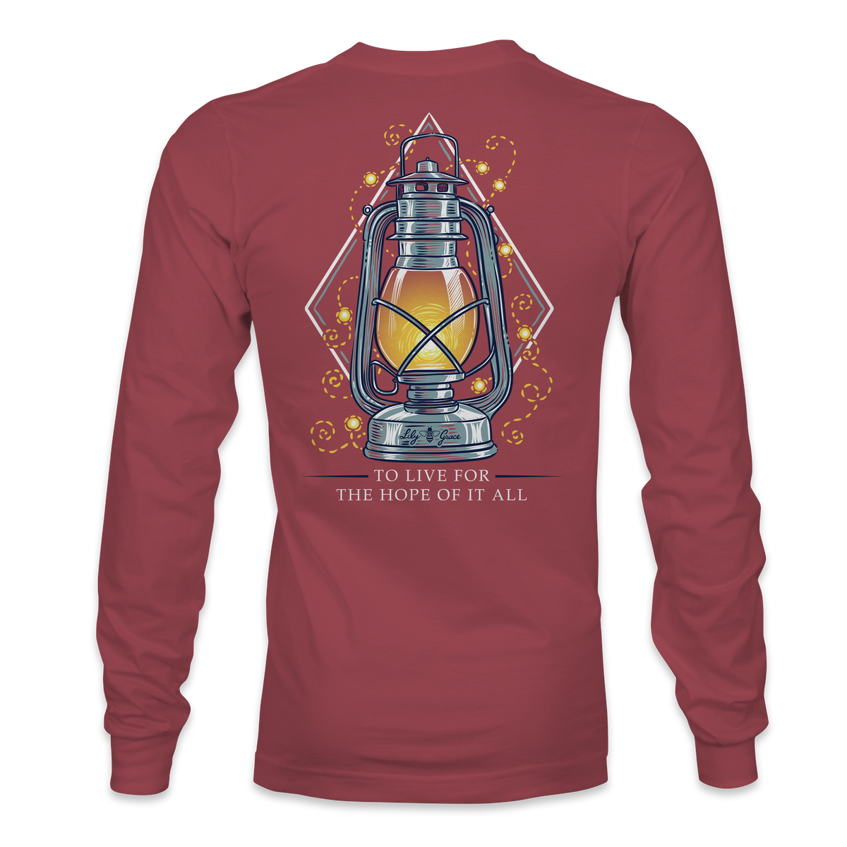 Hope Lantern LONG SLEEVE - Lily Grace | Brick