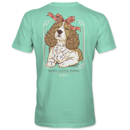 Sassy Little Thing Spaniel Pocket Tee