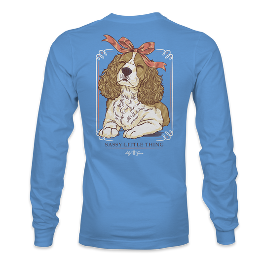Sassy Little Thing LONG SLEEVE - Lily Grace | Azure