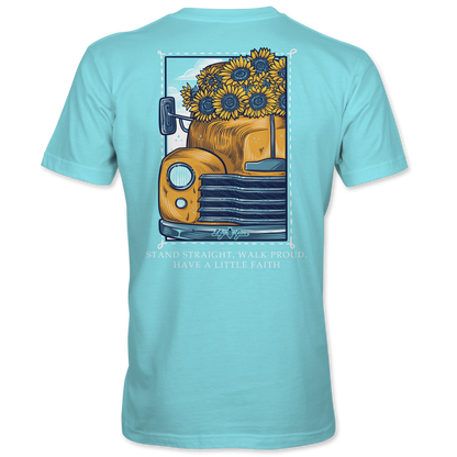 Stand Straight, Walk Proud Sunflower Truck Tee