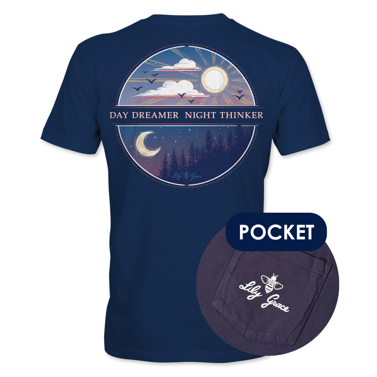 Day Dreamer Night Thinker- Dreamy T-Shirt