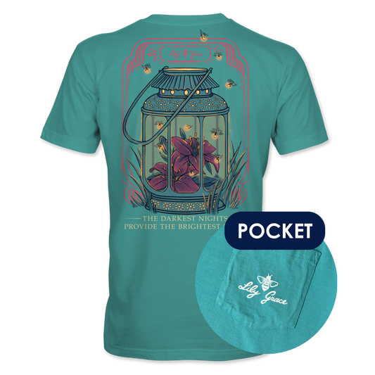 Fireflies- Lilies and Lantern T-Shirt