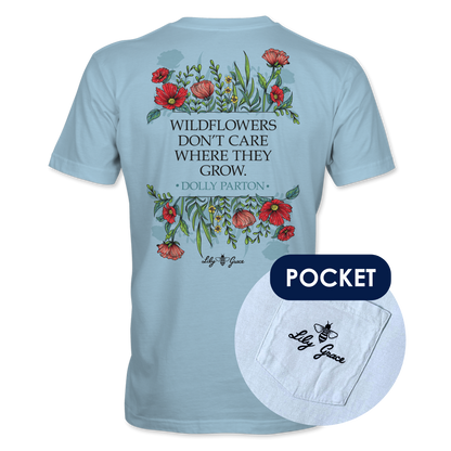 Dolly Wildflowers T-Shirt – Lily Grace | Chambray