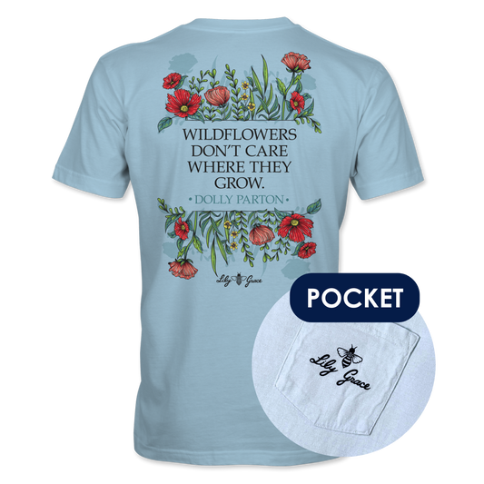 Dolly Wildflowers T-Shirt – Lily Grace | Chambray