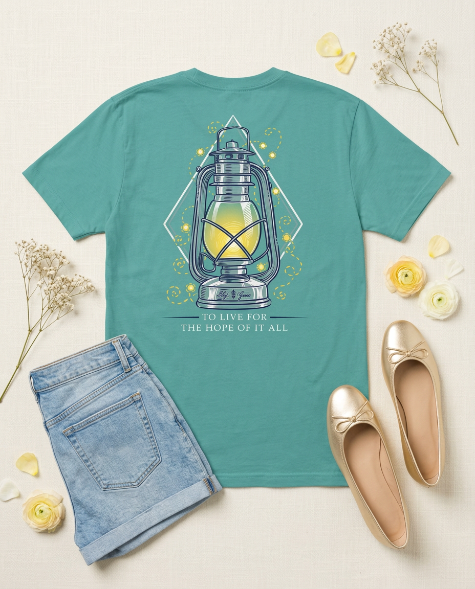 Fireflies Lantern Pocket Tee