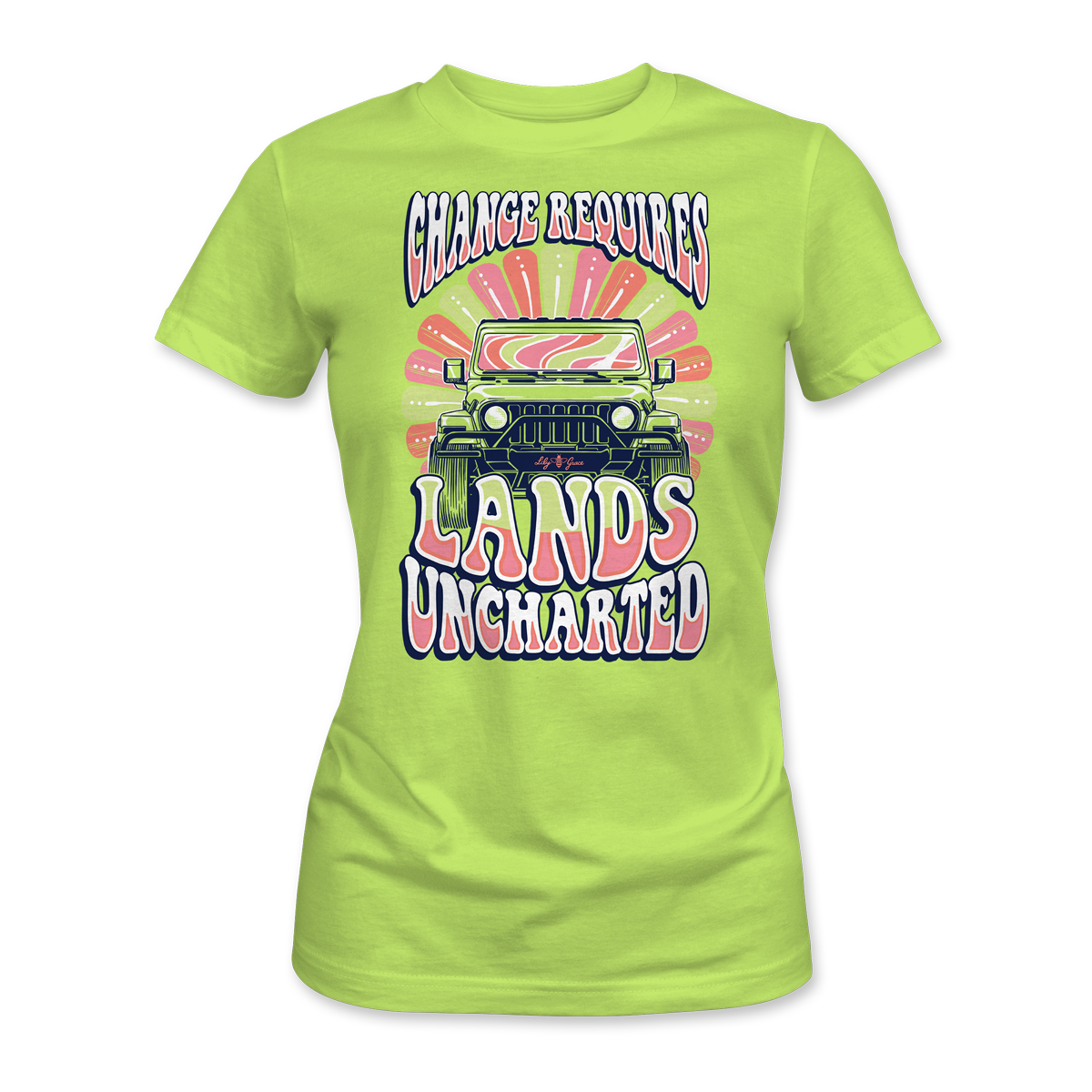 Lands Uncharted - Green - FRONT PRINT