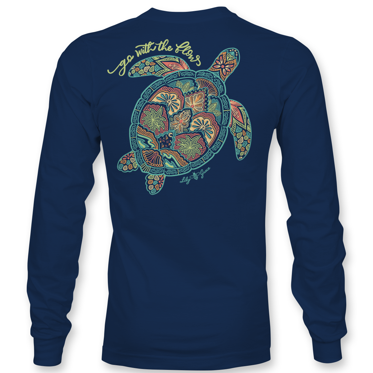 Patterned Turtle - LONG SLEEVE