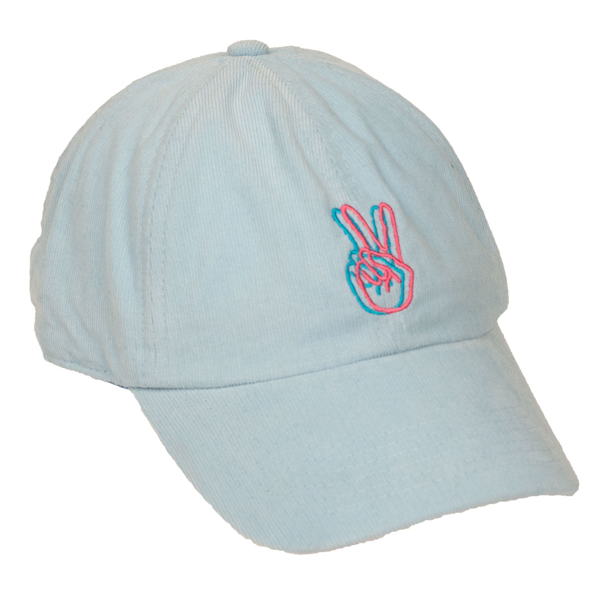 3D Peace Sign Corduroy Hat